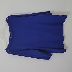 Karen Scott Royal Blue Sweater, Size 3X